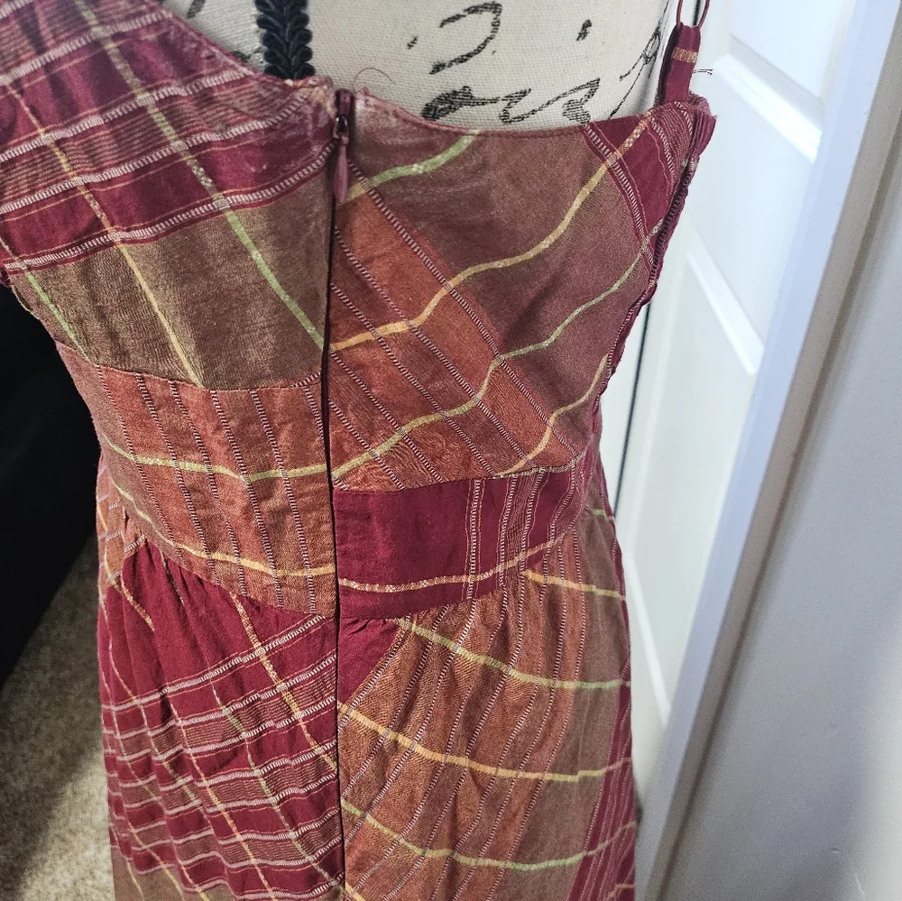 APT.9 Burgandy Sun Dress Size 12 - Picture 4 of 8